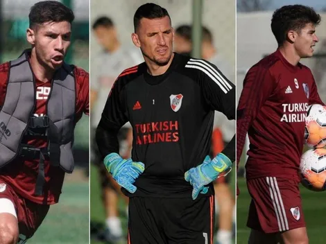 Montiel, Armani y Álvarez se sumaron a la burbuja: ¿serán titulares?