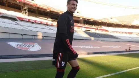 Braian Romero se mostró con mucha confianza en los entrenamientos.