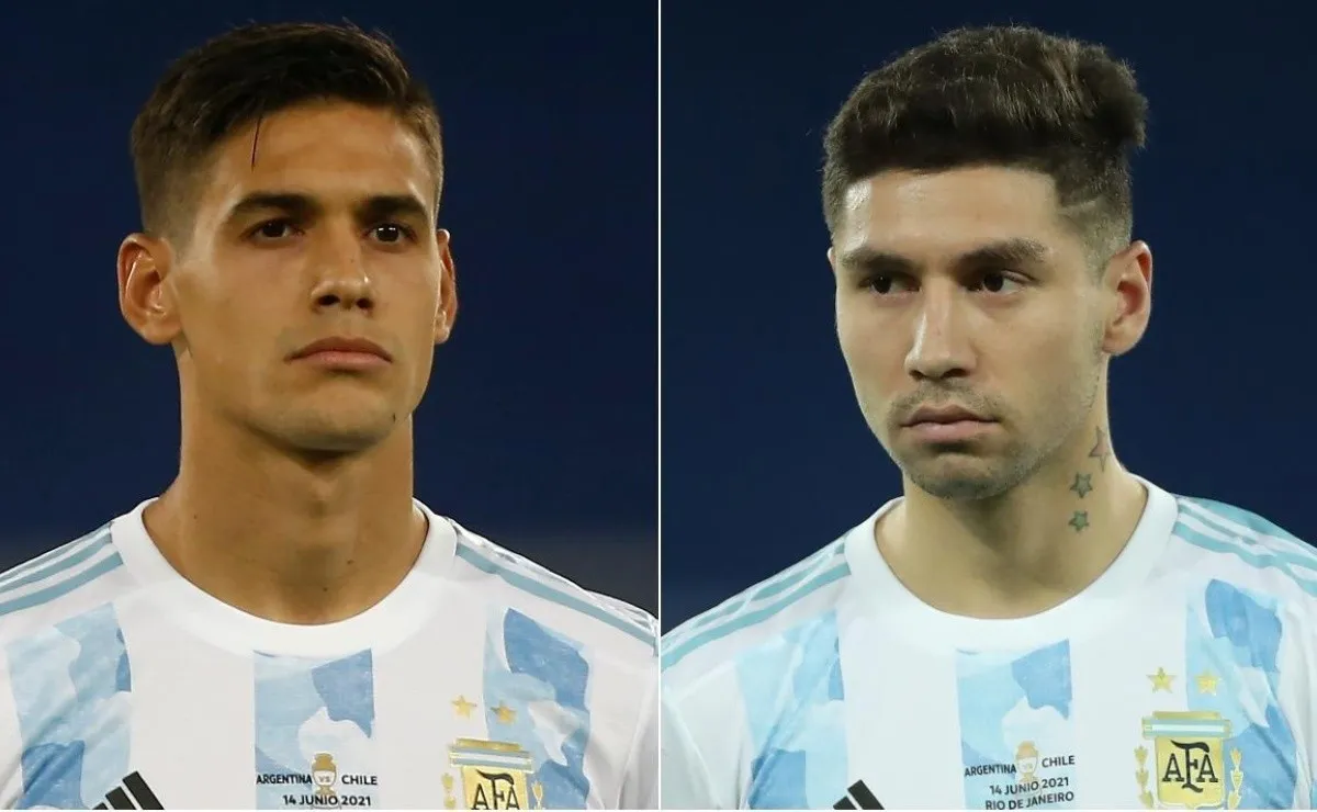 Lucas Martínez Quarta, ex River, publicó una historia en su cuenta de Instagram junto a Gonzalo Montiel y expresó el deseo de ganar la Copa América ante Brasil.