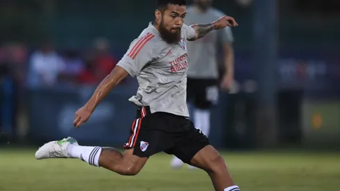 Marcelo Gallardo deberá resolver con qué esquema defensivo saldrá a jugar River contra Argentinos Juniors por los octavos de final de la Copa Libertadores.