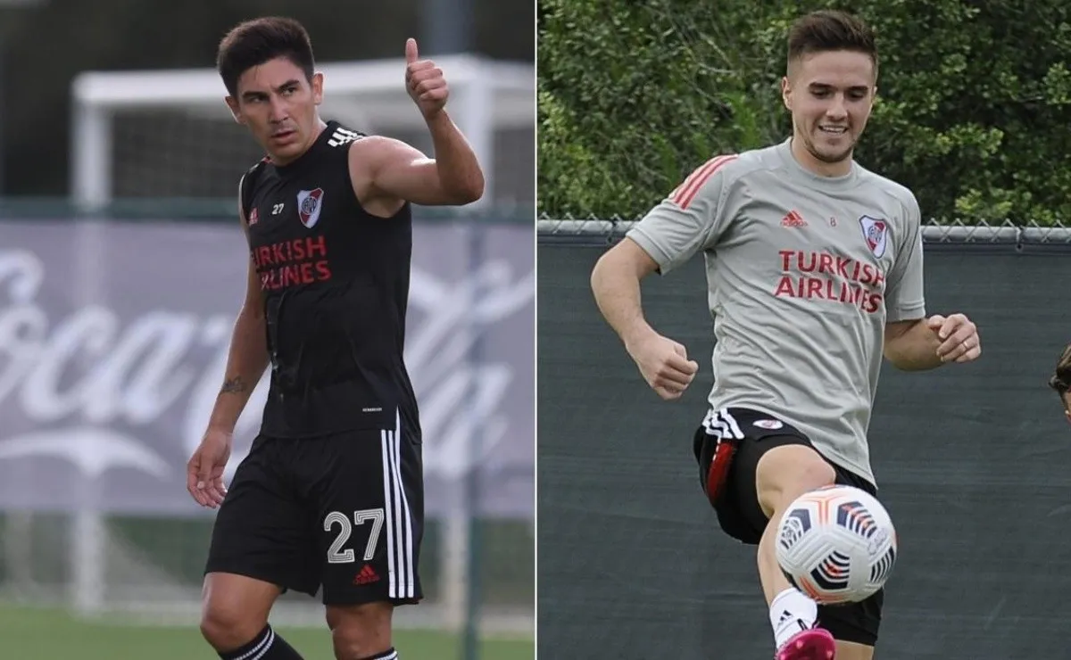 Fontana y Palavecino se recuperan de sus respectivas lesiones.