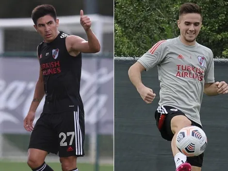 Buenas noticias: Palavecino y Fontana entrenaron a la par