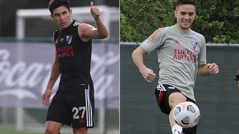 Fontana y Palavecino se recuperan de sus respectivas lesiones.