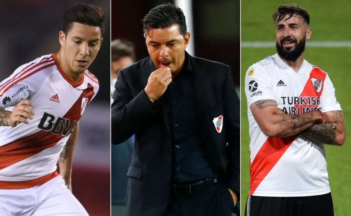 El DT de River habló sobre la realidad de los dos delanteros.