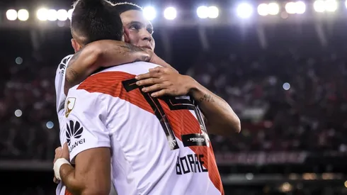 Juan Fernando Quintero, ex River, le deseó lo mejor a Rafael Santos Borré en su partida al Eintracht Frankfurt de la Bundesliga.