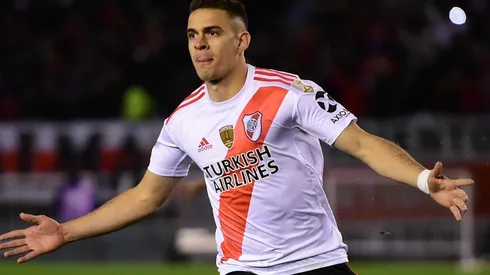 Rafael Borré se despide de River con 55 goles en 149 partidos oficiales y 6 títulos.