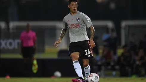 Enzo Pérez fue titular en el primer amistoso de River
