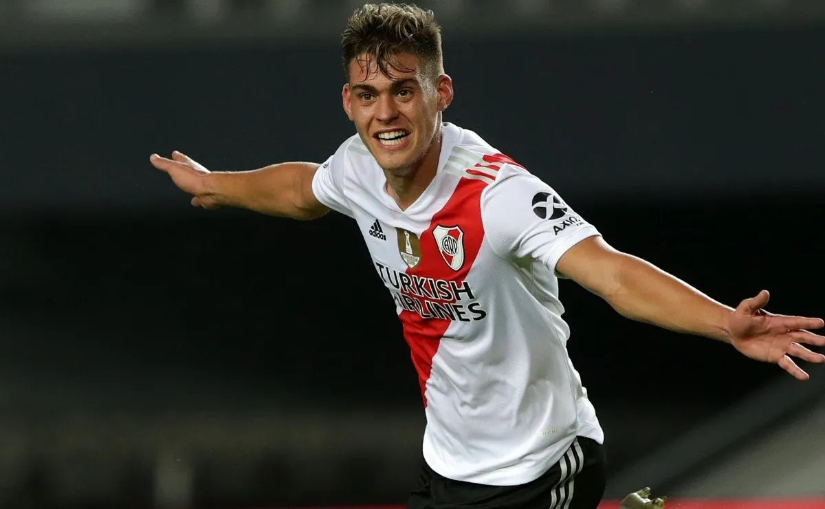 Federico Girotti lleva 8 goles en 31 partidos oficiales con la camiseta de River