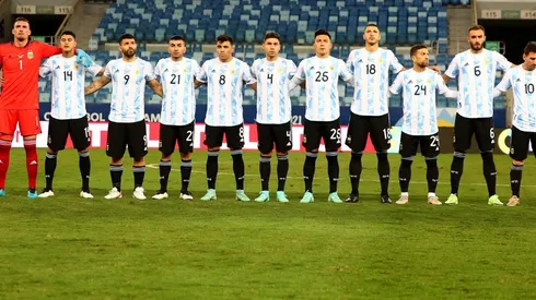 Armani y Montiel fueron titulares en la Albiceleste.