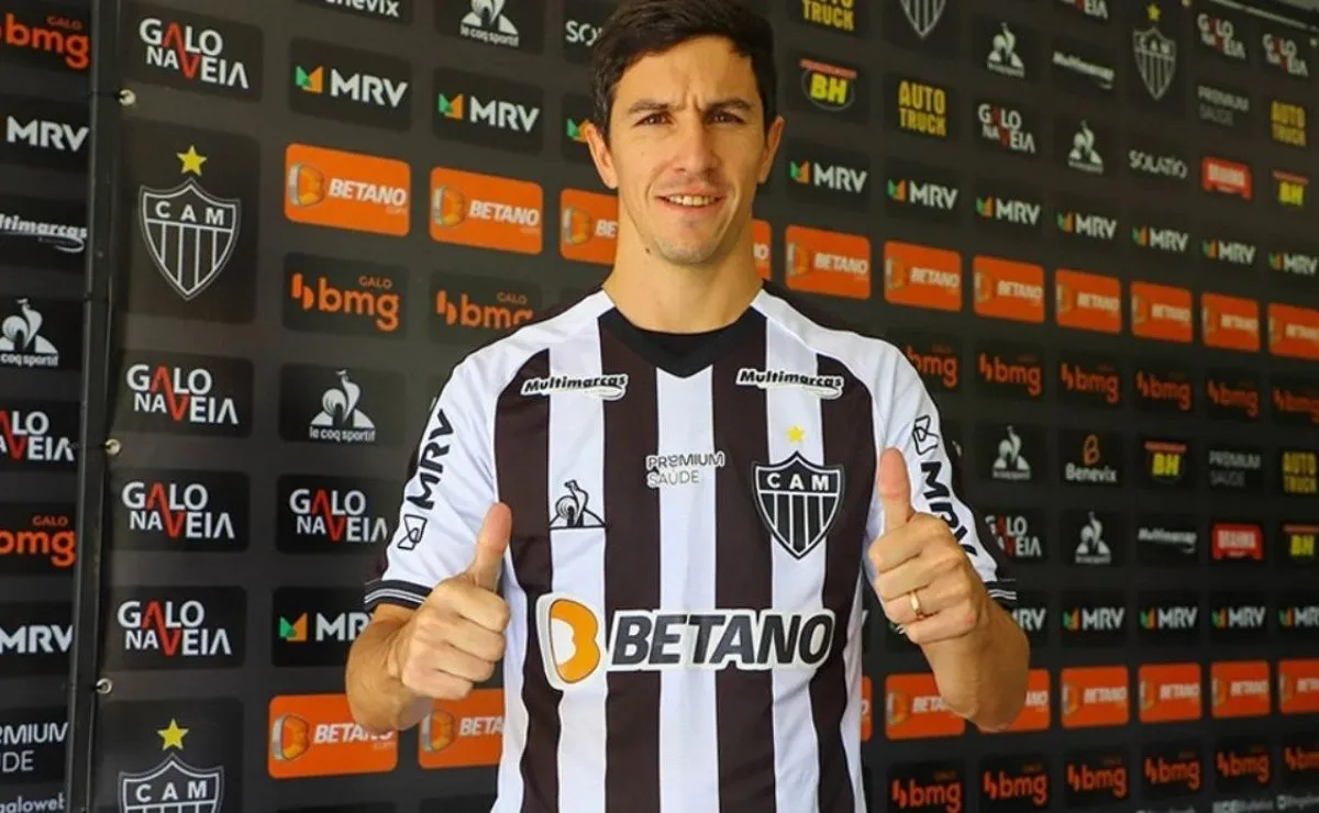 Nacho volvió a los entrenamientos en Atlético Mineiro luego del coronavirus