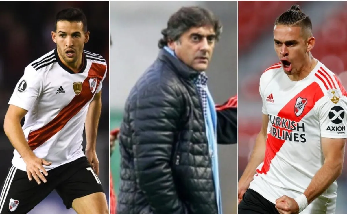 El mánager de River se refirió a la chance de retener a Rafael Borré y de contratar a Camilo Mayada