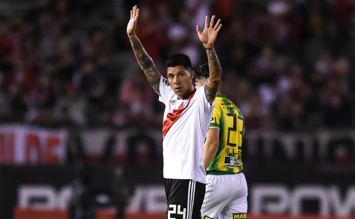 Se cumplen cuatro año desde la llegada de Enzo Pérez a River, el volante que alcanzó la gloria máxima en Madrid y que es el termómetro del equipo.