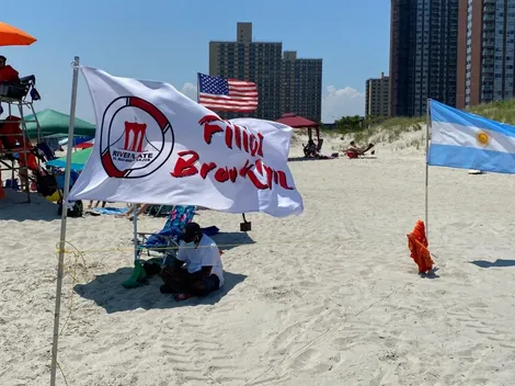 La magnífica playa riverplatense en Nueva York