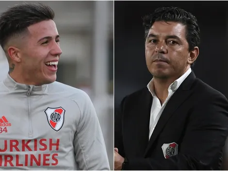 Enzo Fernández y el llamado de Gallardo para volver