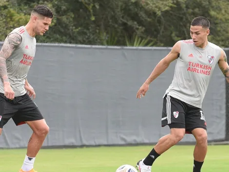 River se entrenó por primera vez con el plantel completo