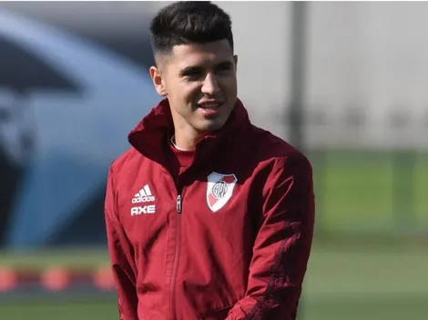 La foto riverplatense que subió Palacios en la Selección