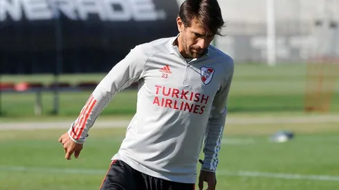 Leonardo Ponzio inició su vigésima pretemporada consecutiva en River, será la última como profesional ya que a fin de año pondrá fin a su carrera.