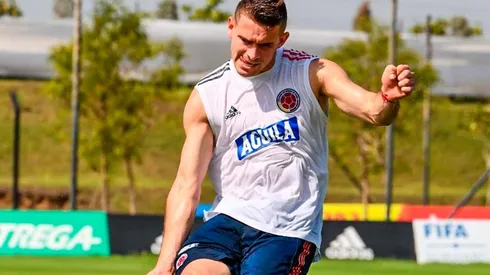 Rafael Santos Borré, que finaliza su contrato con River a mediados de año estará en el banco de suplentes en el duelo entre Colombia y Ecuador por la Copa América.