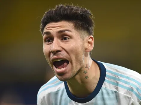 Montiel jugó los 90 minutos en el empate de Argentina