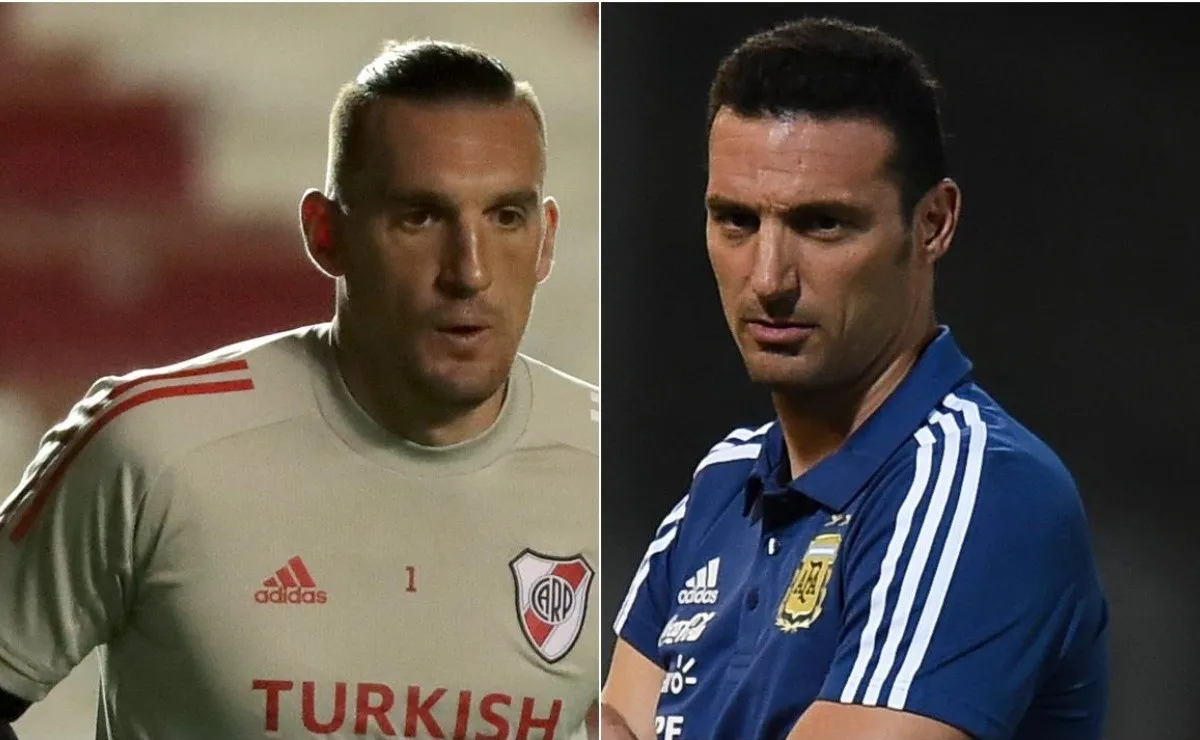 Lionel Scaloni evidenció su fastidio por todo lo que le toca vivir a Franco Armani