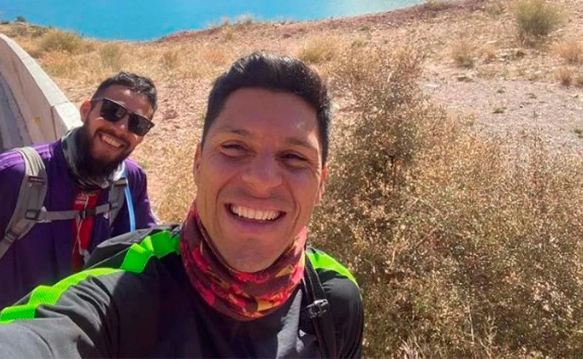 Enzo Pérez disfrutando de sus vacaciones en Mendoza. El 16 de junio el plantel vuelve a los entrenamientos para encarar el segundo semestre.