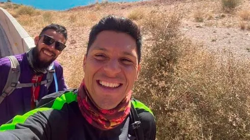 Enzo Pérez disfrutando de sus vacaciones en Mendoza. El 16 de junio el plantel vuelve a los entrenamientos para encarar el segundo semestre.