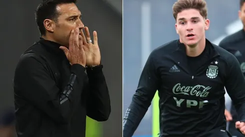 Lionel Scaloni destacó el trabajo del delantero de River que ante Chile debutó con la Selección mayor Argentina por las Eliminatorias Sudamericanas.