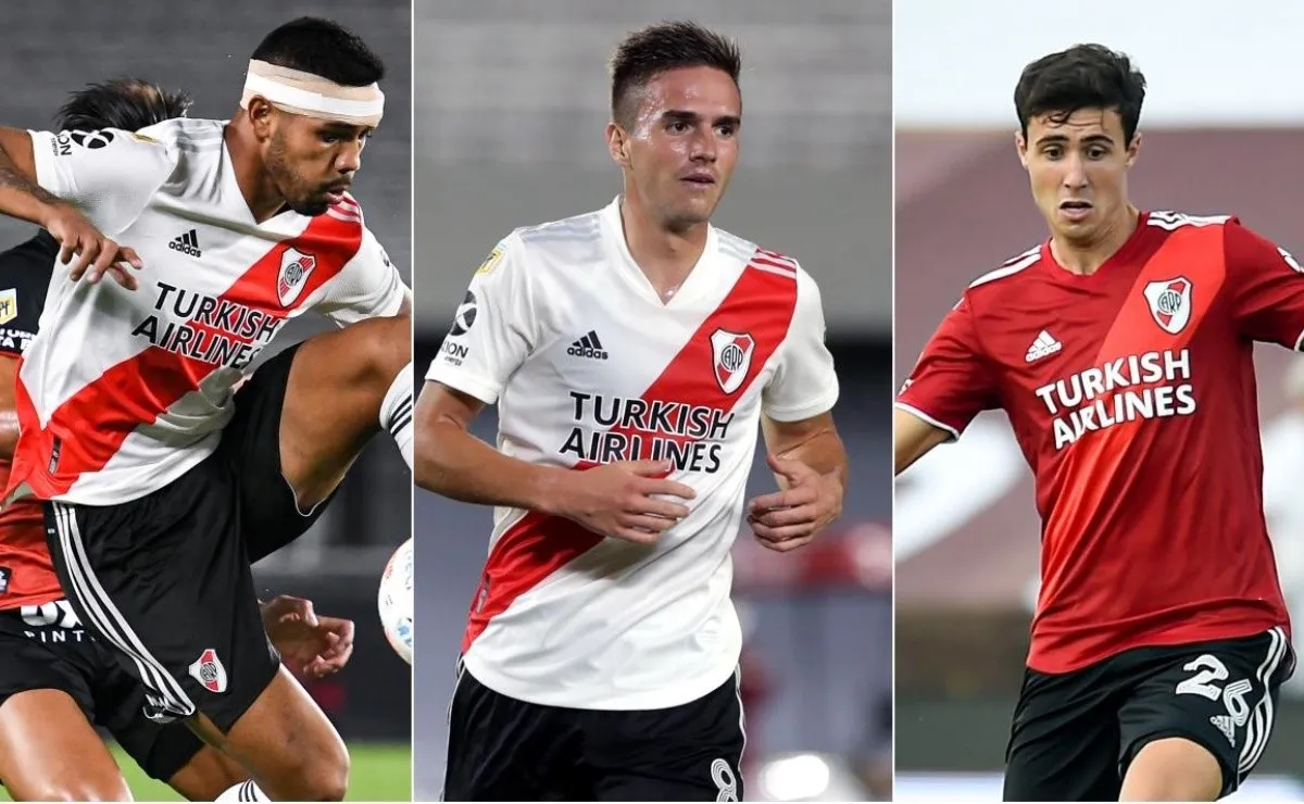 Los seis futbolistas que llegaron a River en el último mercado de pases.