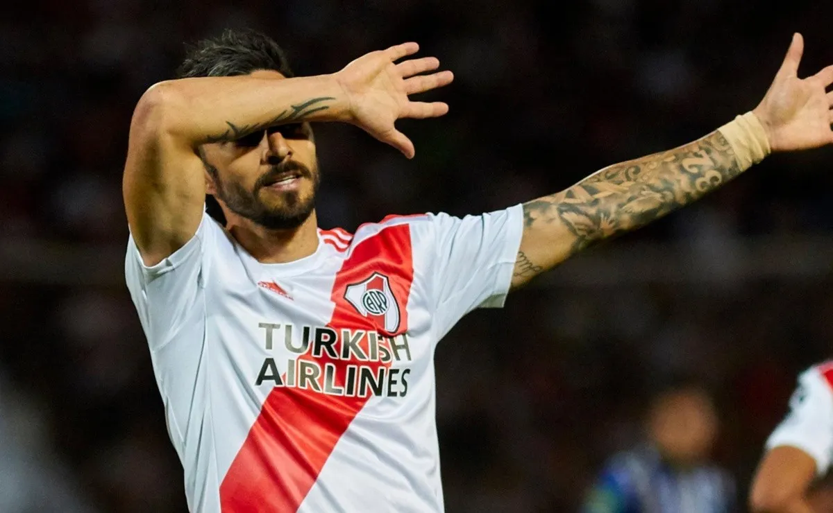 Ignacio Scocco disputó 90 partidos oficiales en River y marcó 38 goles