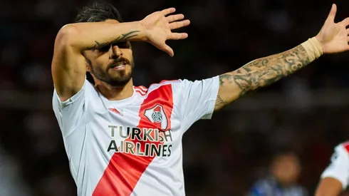 Ignacio Scocco disputó 90 partidos oficiales en River y marcó 38 goles