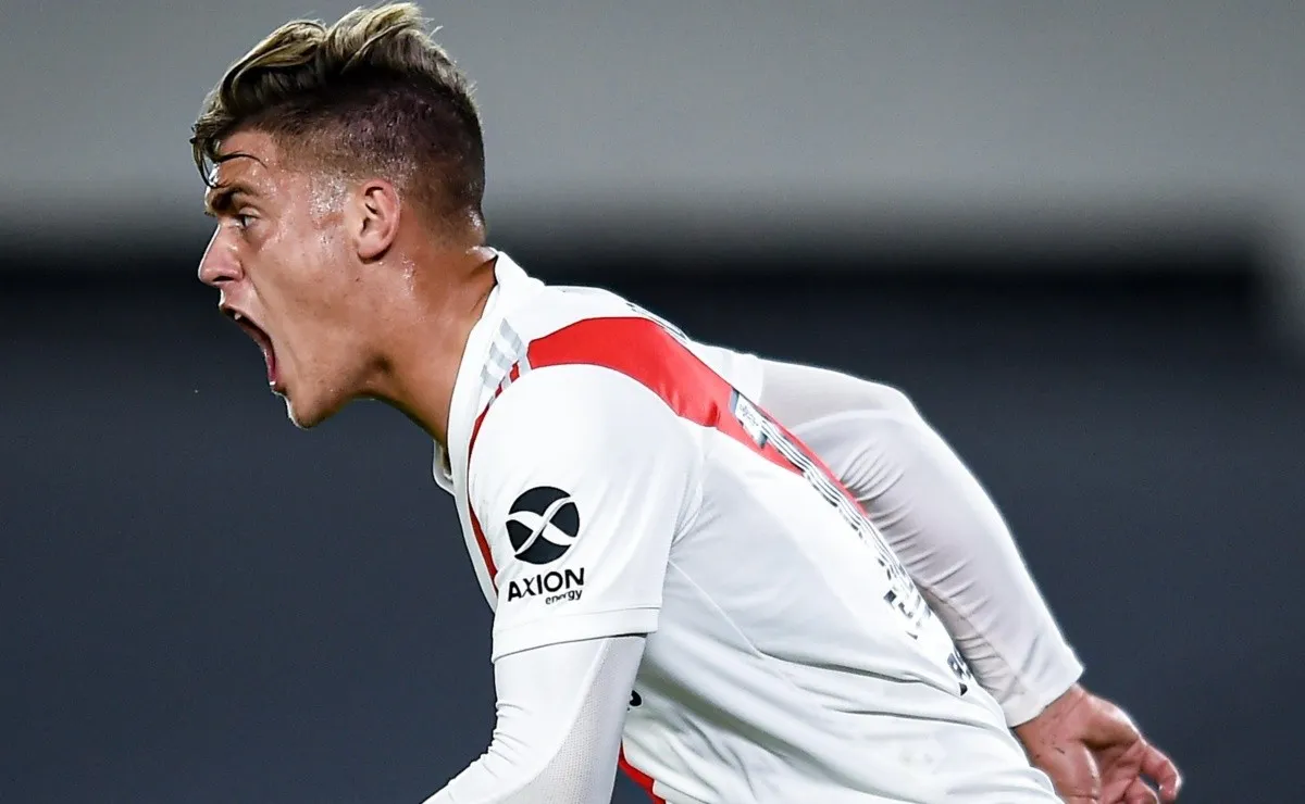 Girotti lleva 8 goles en 31 partidos oficiales con la camiseta de River