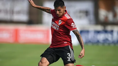 Fabrizio Angileri se refirió a su situación con el Covid, a la actuación de Enzo Pérez ante Santa Fe y también a su adaptación a River, además valoró al Muñeco Gallardo.