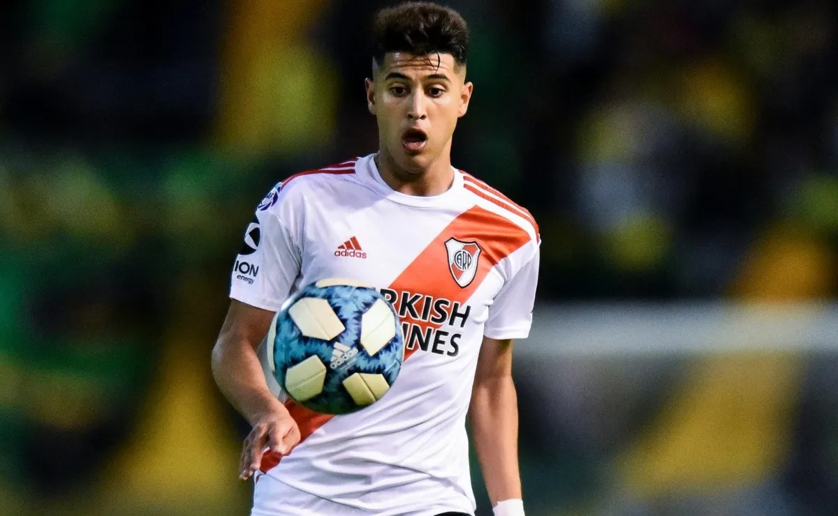 Exequiel Palacios le mandó un mensaje emotivo a todo el mundo River.