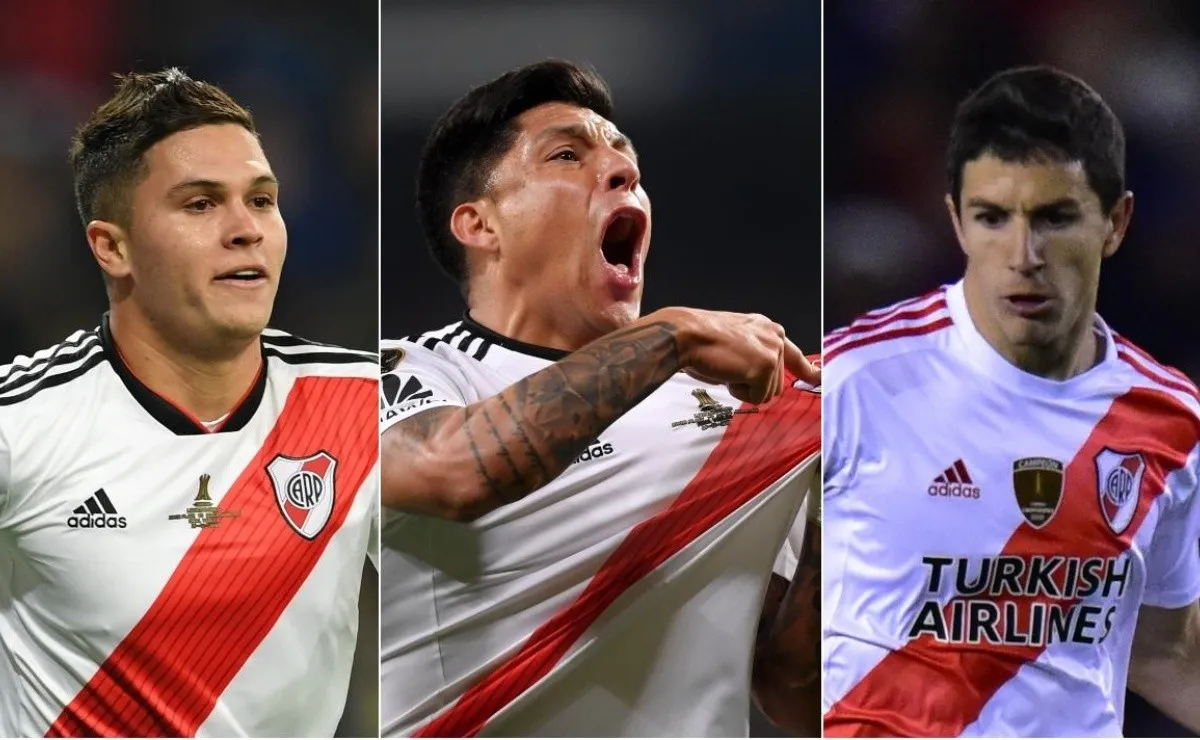 Juan Fernando Quintero, Enzo Pérez e Ignacio Fernández son algunos de los futbolistas que saludaron a River por sus 120 años en las redes sociales.