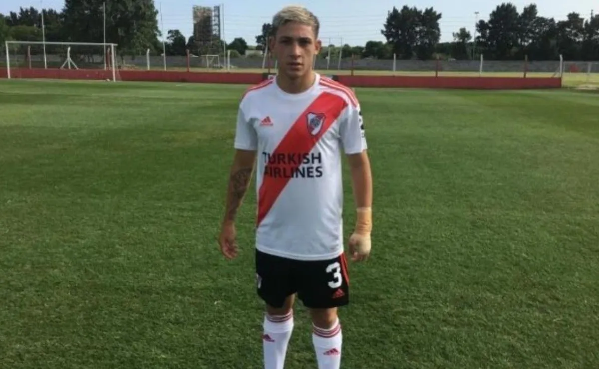 Santiago Montiel fue una de las figura de River en el torneo de Reserva