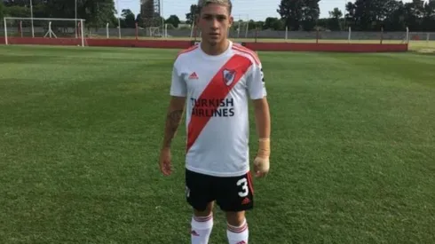 Santiago Montiel fue una de las figura de River en el torneo de Reserva