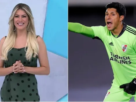 La presentadora brasileña que se emocionó con Enzo Pérez