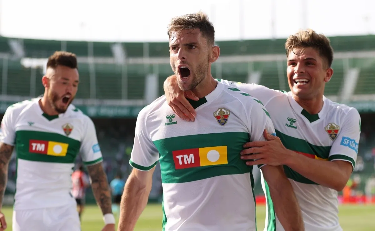 Boyé marcó el primer tanto del Elche en la victoria por 2 a 0 frente al Athletic Bilbao.