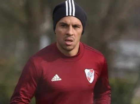 Enzo Pérez fue probado como arquero en la práctica