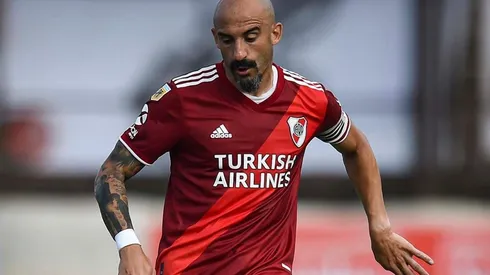 Se filtró un audio de Javier Pinola en el que pide estar presente en el partido entre River y Santa Fe por la Copa Libertadores pese a no tener el alta médica.