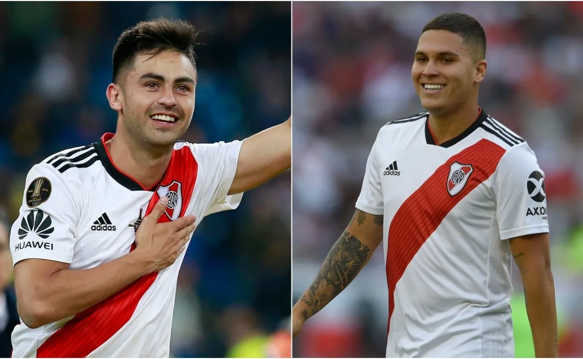 El Pity y Juanfer van a estar alentando al Millonario esta tarde.