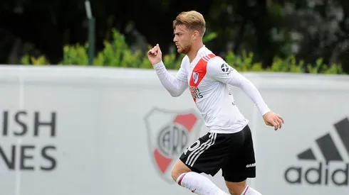 El último partido de Beltrán en Reserva fue ante Racing, hace poco más de un mes.