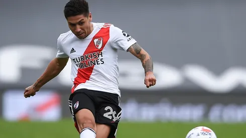 Cachete se entrenó diferenciado esta tarde y su presencia el domingo en La Bombonera está descartada.