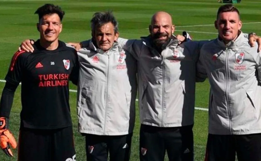 Enrique Bologna, Tato Montes, César Zinelli y Franco Armani.