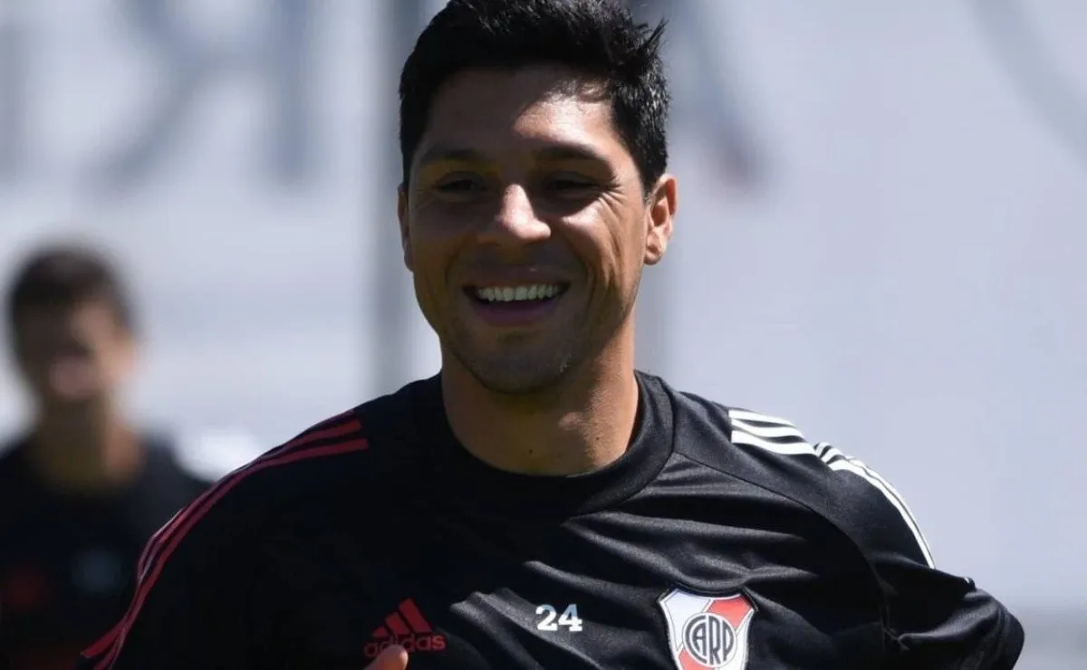 Enzo Pérez será titular el domingo en la Bombonera