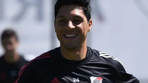 Enzo Pérez será titular el domingo en la Bombonera