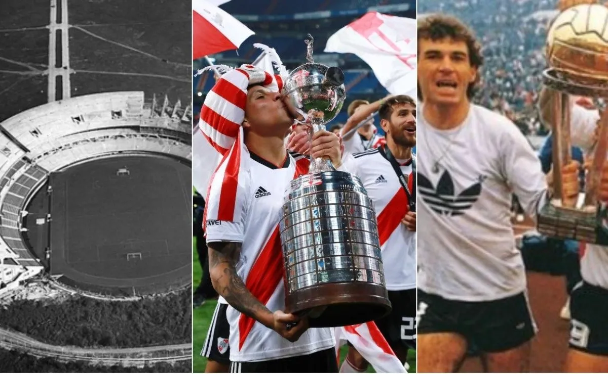 Los acontecimientos más importantes en la historia de River: la inauguración del Monumental, la Máquina, el Campeón de 1975, 1986 y la Copa Libertadores de 2018.