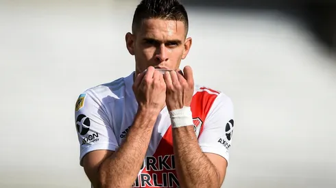 Rafael Borré volvió al gol en la victoria de River