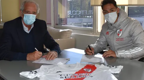 Flabián Londoño Bedoya, la joya colombiana de la Reserva de River firmará su primer contrato con el club, será hasta fines de 2023.