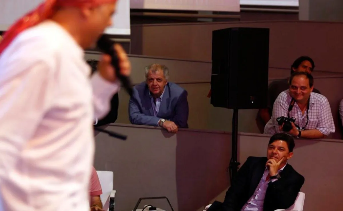 Juan Subirá, Marcelo Gallardo y Ariel Prat